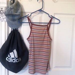 Multi colored tank top